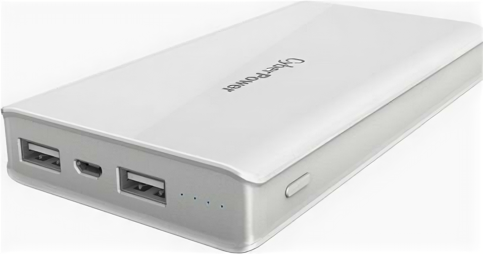 Внешний аккумулятор Cyberpower CP15000PEG Power Bank 15000мА, белый