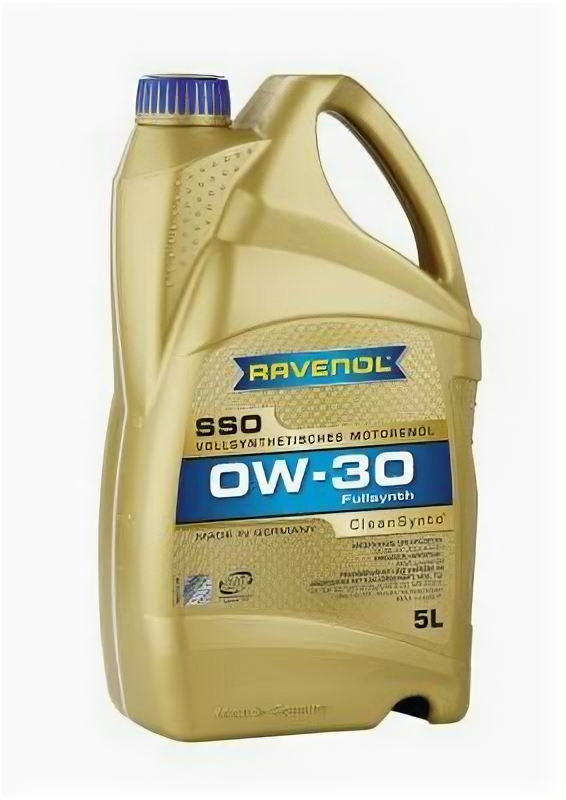 RAVENOL 4014835718357 SAE 0W-30 5L SSO NEW моторное масло