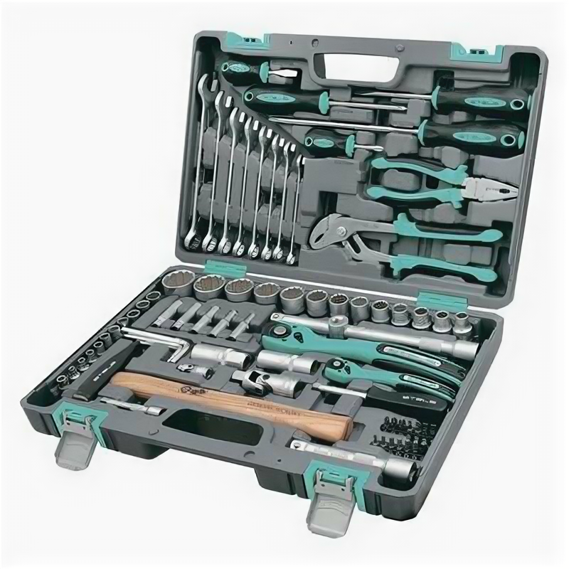 Набор инструментов Stels 14116, 1/4", 1/2", головки 4-32 мм, 12 гр., 76 предметов Stels