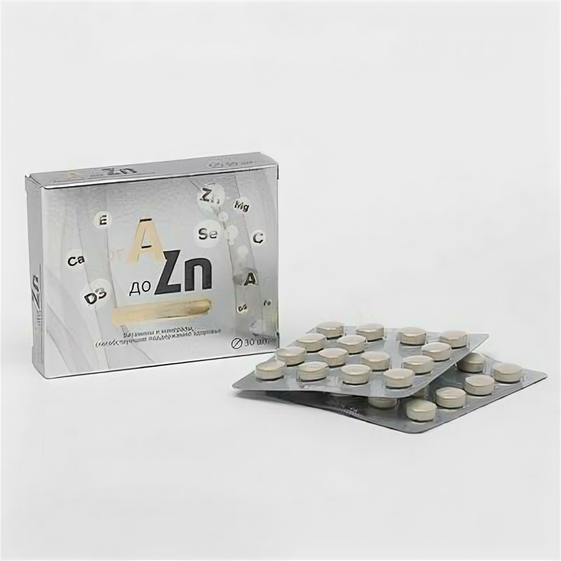Витаминный комплекс A-Zn 30 таблеток витамир