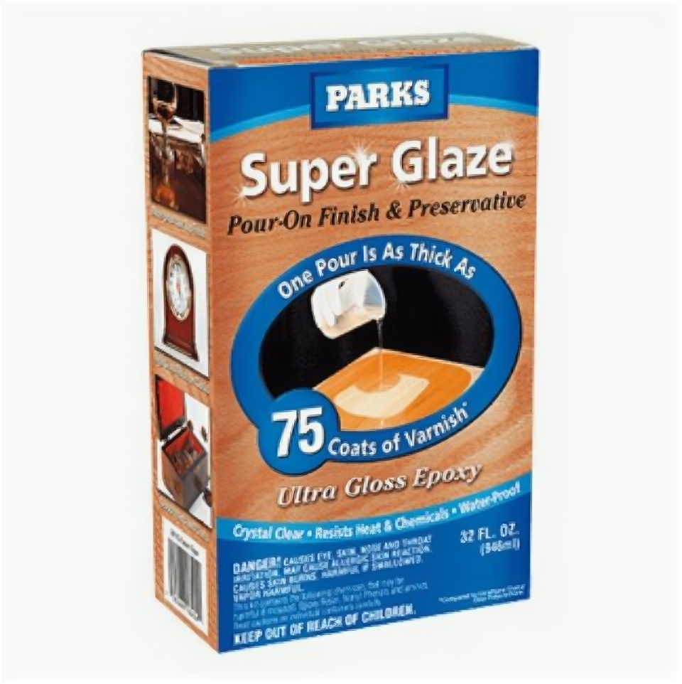 Parks Super Glaze Эпоксидная смола для заливки столешниц (бесцветный набор 0946 л)