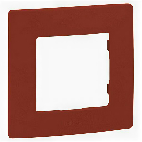 Рамка 1 м красный Etika встроенный монтаж (Legrand), арт. 672531