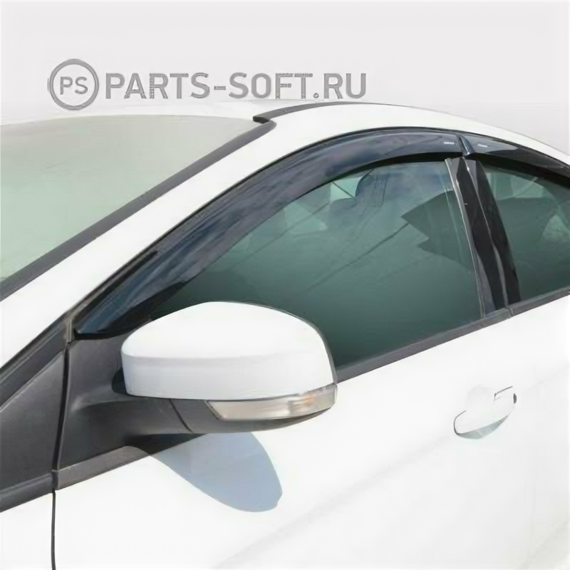 VORON GLASS DEF00238 Дефлекторы неломающиеся на боковые стекла Voron Glass серия Samurai FORD FOCUS III 2011-н.в. /седан/