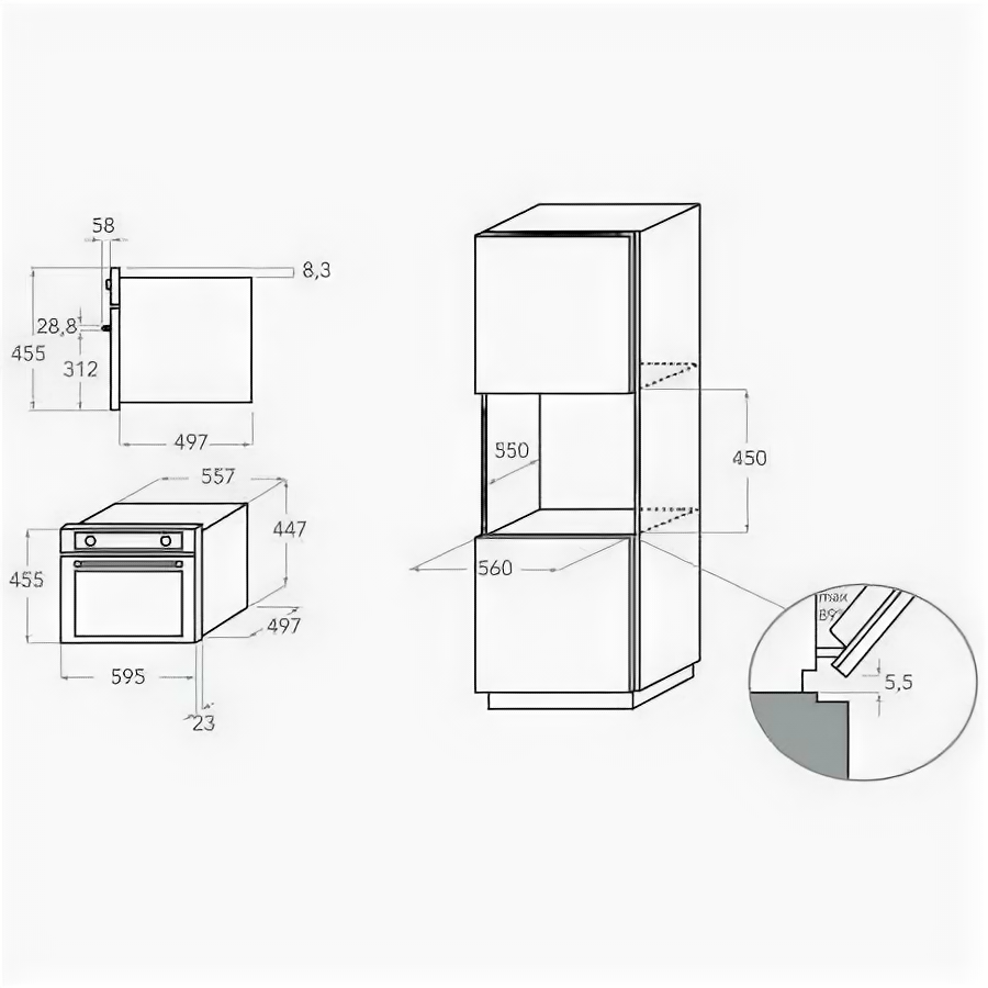 Духовой шкаф KitchenAid KOQCXB 45600