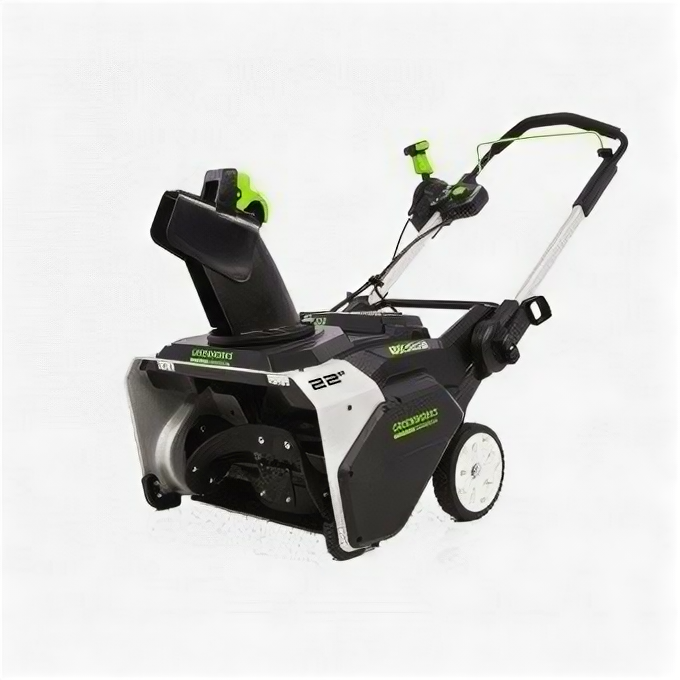 GREENWORKS Снегоуборщик Greenworks 82В , б/щ ( c аккумуляторной батареи 5 А/Ч и ЗУ) 2602507UB
