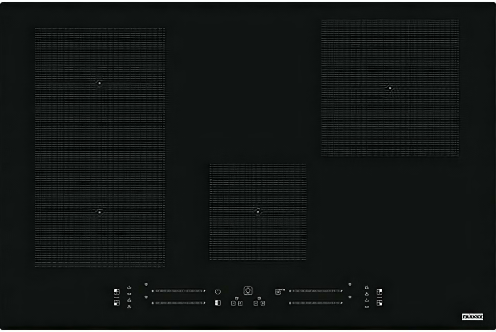 Franke Встраиваемые индукционные панели Franke/ Better, Индукционная варочная поверхность, серия MARIS, 80см, 4 зоны нагрева, индукционный мост FLEXI, сенсорное слайдерное управление, 18 ступеней мощности, прямые края, установка сверху или вровень со стол