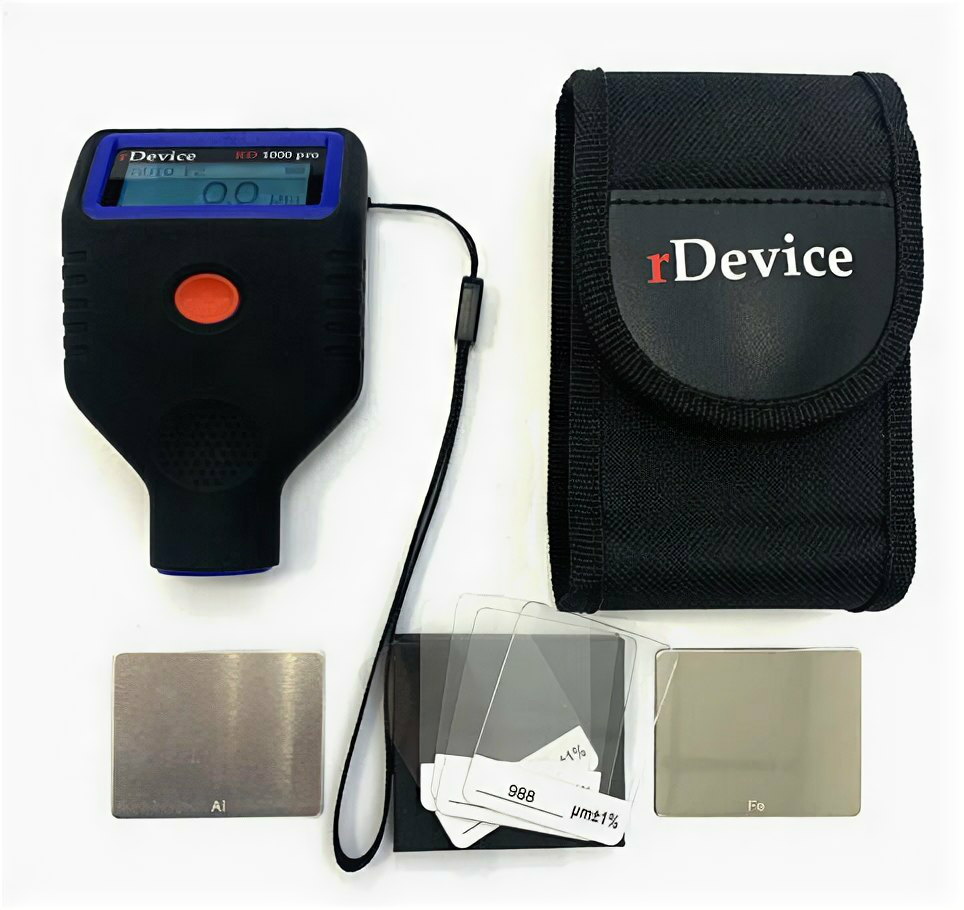 Толщиномер rDevice RD-1000 PRO (датчик оцинковки, магнитная шпатлевка, турбо-замер, рубиновый датчик)