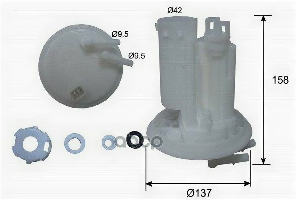 Фильтр Топливный AZUMI арт. FST27002