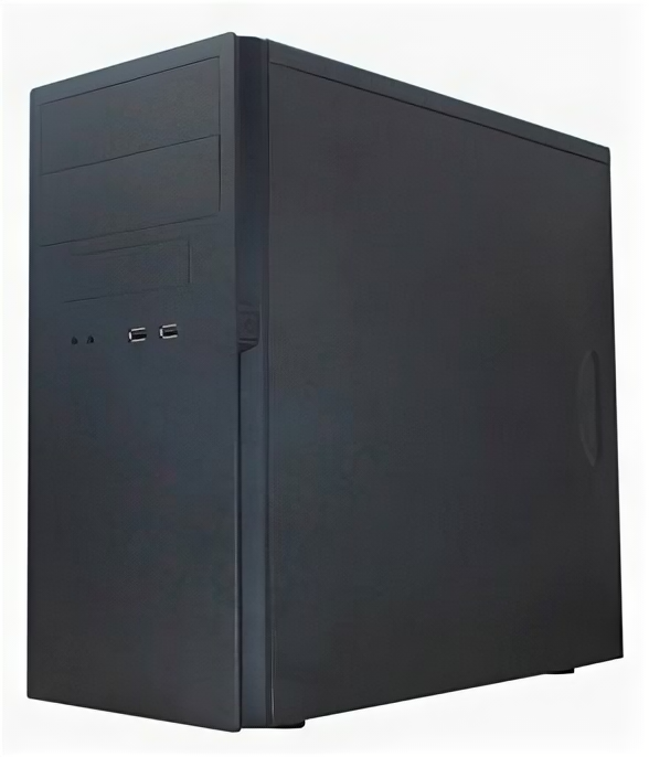 Корпус для компьютера PowerCase ES725BK 400W (6111492), Black