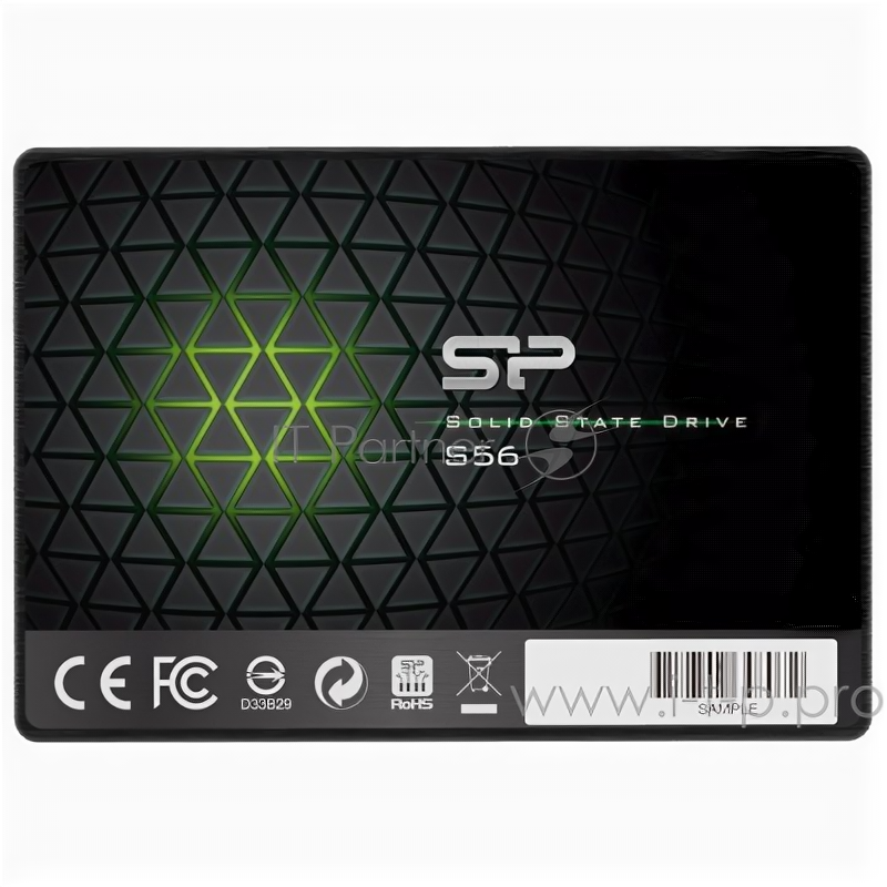 Флеш диск Silicon Power 120GB Sata III S56 Sp120gbss3s56b25rm .