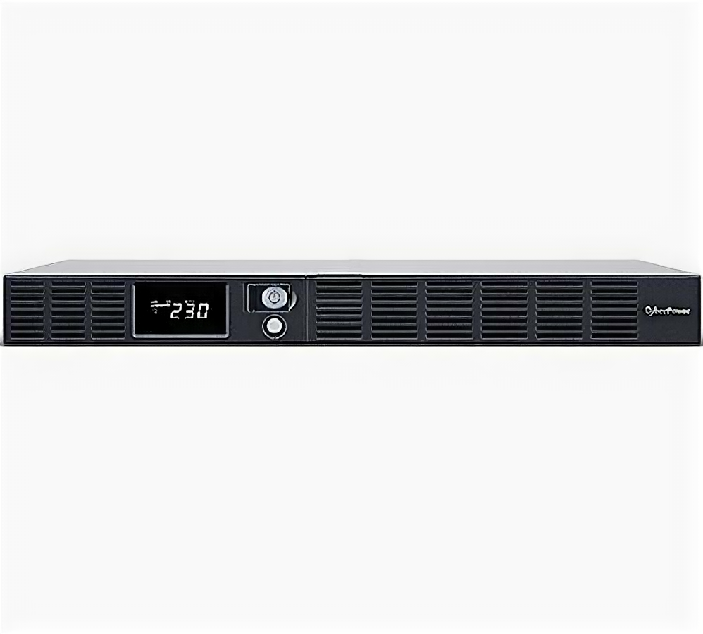 Источник бесперебойного питания CyberPower OR1500ERM1U Line-Interactive 1500VA/900W USB/RS-232/SNMPslot /RJ11/45 (4+2 IEC С13) (OR1500ERM1U) - фото №1