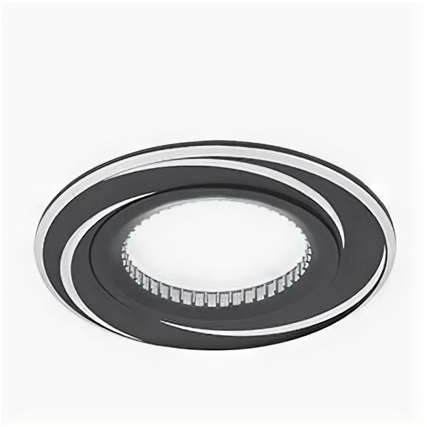 фото Gauss Светильник Aluminium AL016 Круг. Черный/Хром, Gu5.3