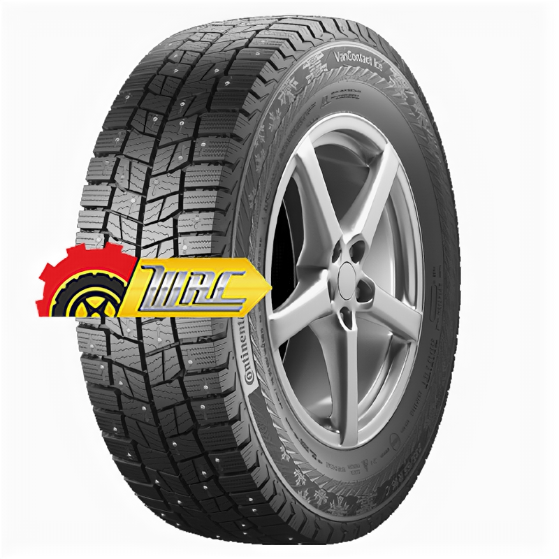 Шина зимняя легкогрузовая CONTINENTAL VanContact Ice SD 195/65R16C 104/102R шипы (Арт.453243)