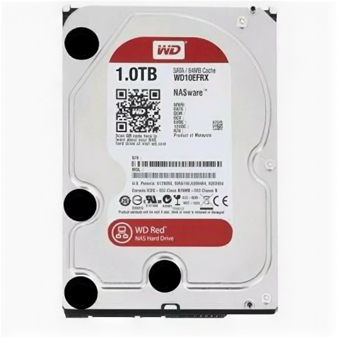 Жесткий диск WD Original SATA-III 1Tb WD10EFRX NAS Red (5400rpm) 64Mb 3.5"