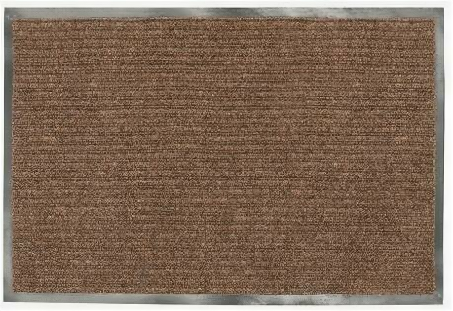 Лайма Коврик входной ворсовый влаго-грязезащитный лайма, 120х150 см, ребристый, толщина 7 мм, коричневый, 602876