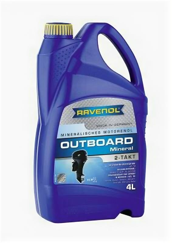 RAVENOL 4014835728998 4L 2 OUTBOARD 2T MINERAL NEW моторное масло для Т ЛОД.мооров