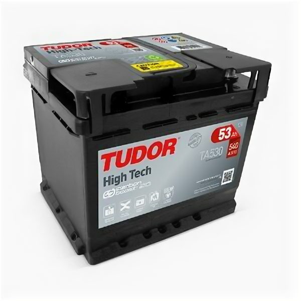 Аккумулятор Tudor High Tech TA530 53 Ач 540А обр. пол.