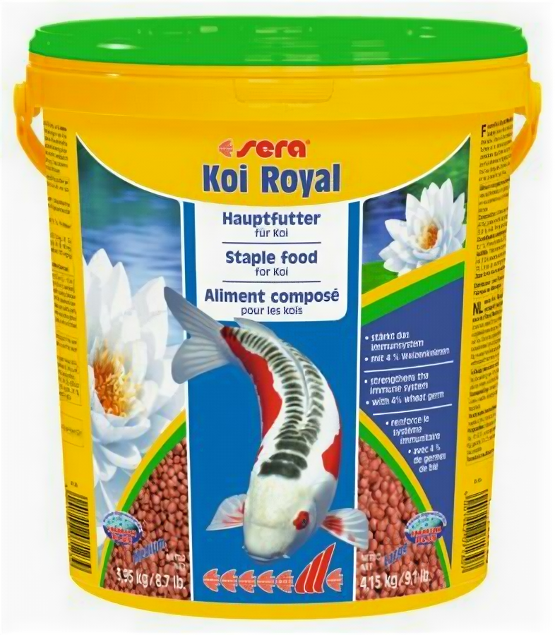 Sera Корм основной Sera KOI ROYAL ST large для кои свыше 25 см, гранулы 21 л