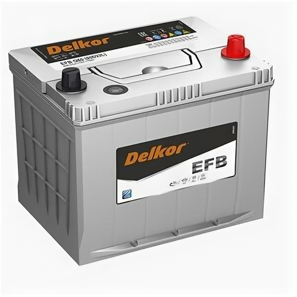 Аккумулятор Delkor EFB Start-Stop 95D23L 70 Ач 660А