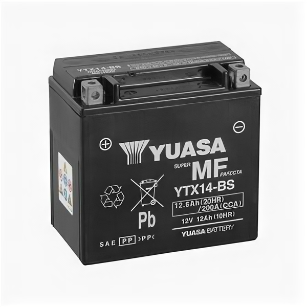 Аккумулятор мото Yuasa YTX14-BS