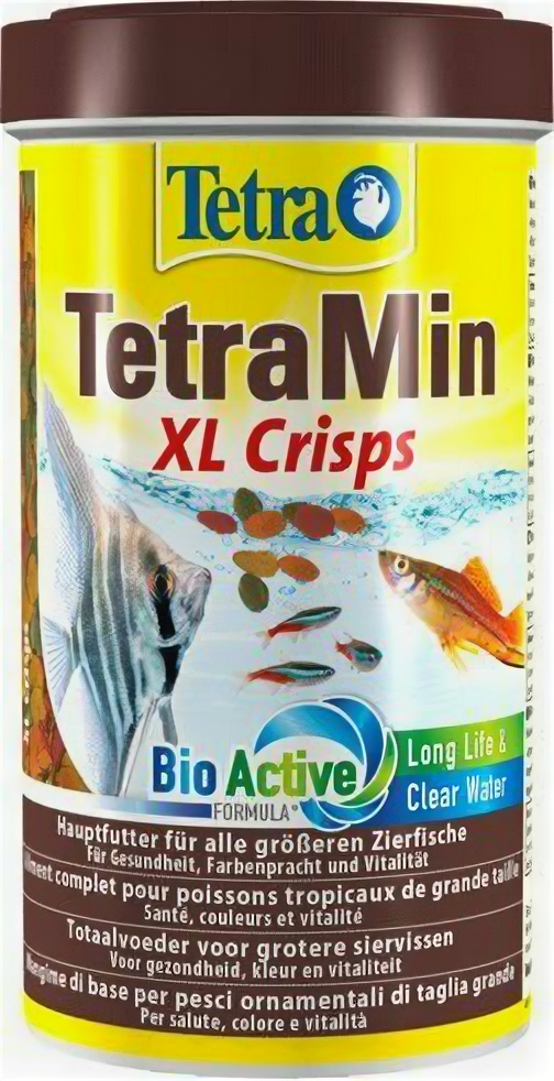 Tetra TetraMin XL Pro Crisps основной корм для всех видов аквариумных рыб, крупные чипсы 500 мл