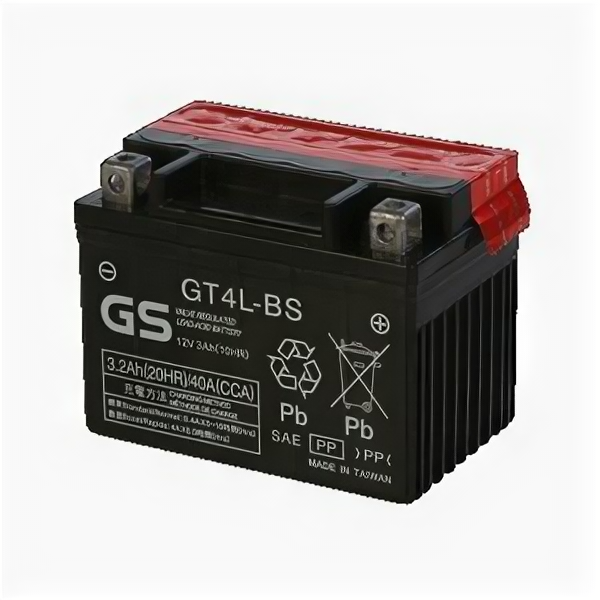 Аккумулятор мото GS GT4L-BS (YTX4L-BS) AGM
