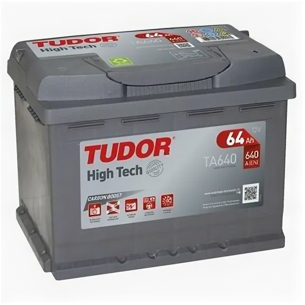 Аккумулятор Tudor High Tech TA640 64 Ач 640А обратная полярность