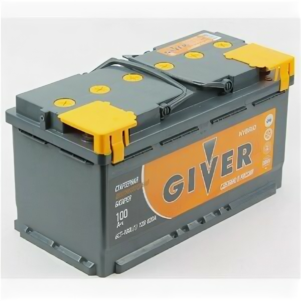 Аккумулятор Giver Hybrid 100 Ач 820А прямая полярность