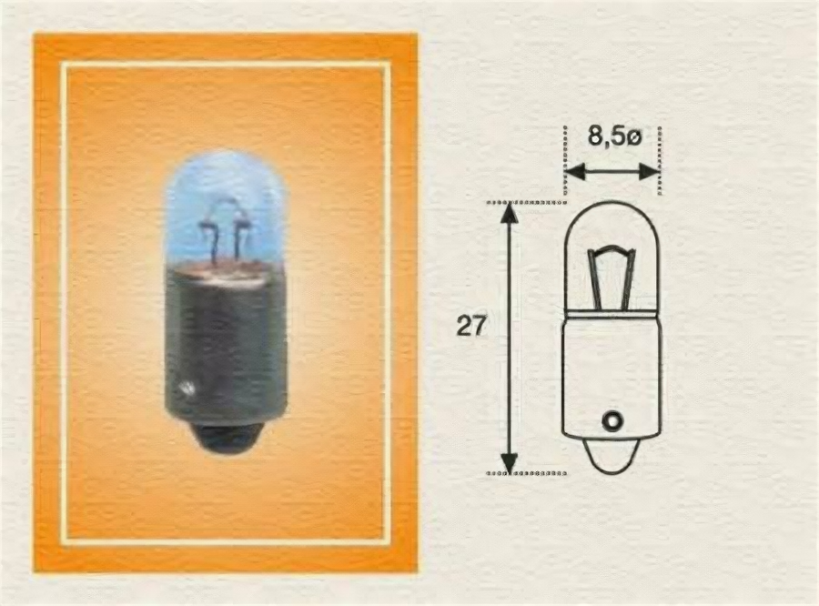 Лампа 24v 4w MAGNETI MARELLI арт. 002894100000