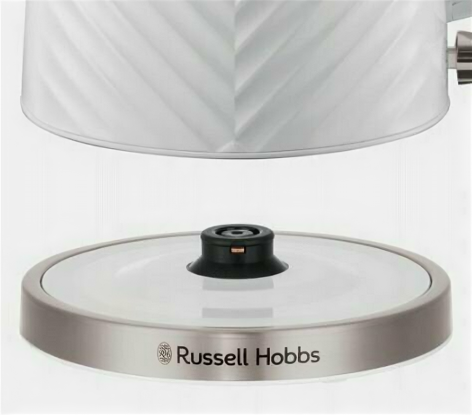 Электрический чайник Russell Hobbs Groove 2400W белый - фотография № 4