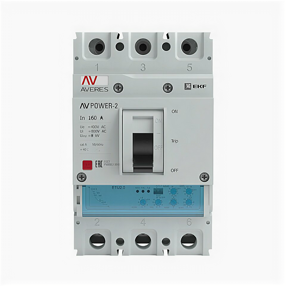 EKF Автоматический выключатель AV POWER-3/3 630А 50kA ETU2.0 mccb-33-630-2.0-av