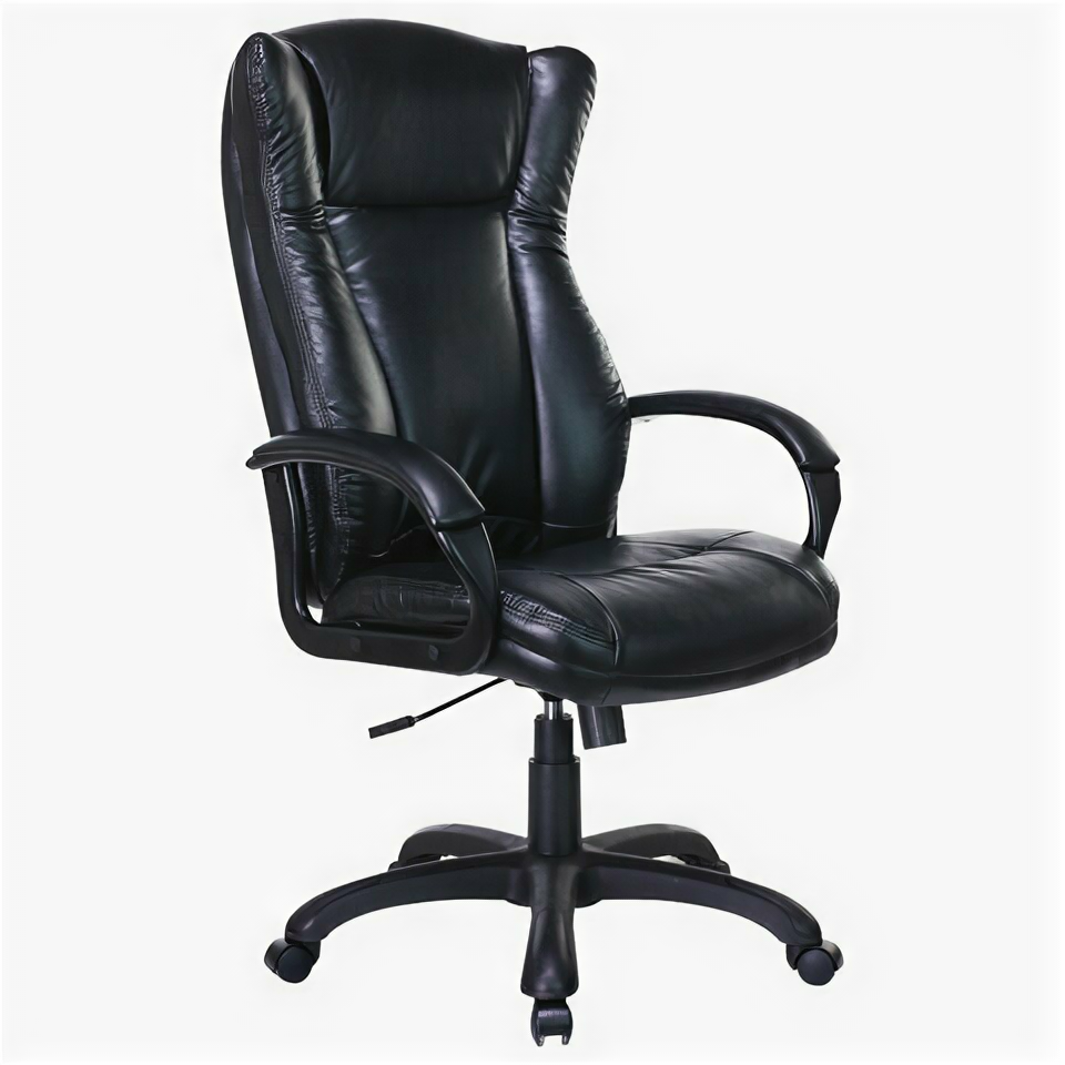Кресло руководителя BRABIX PREMIUM "Boss EX-591", экокожа, черное