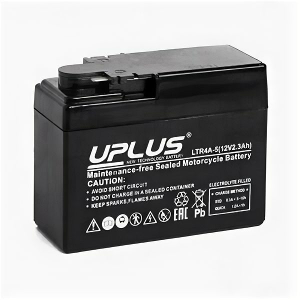 Аккумулятор мото Uplus LTR4A-5 (YTR4A-BS)