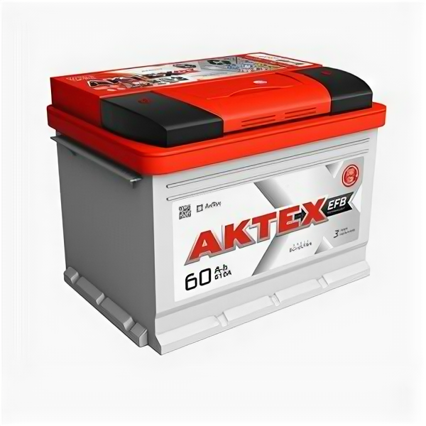 Аккумулятор Aktex EFB 62 Ач 640А низкий обр. пол.