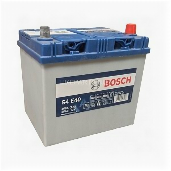 Аккумулятор Bosch EFB S4 E40 65 Ач 650А обр. пол. (D23L)