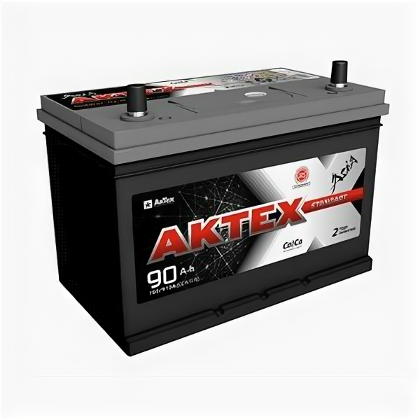 Аккумулятор Aktex Standart Asia 90 Ач 780А прям. пол.