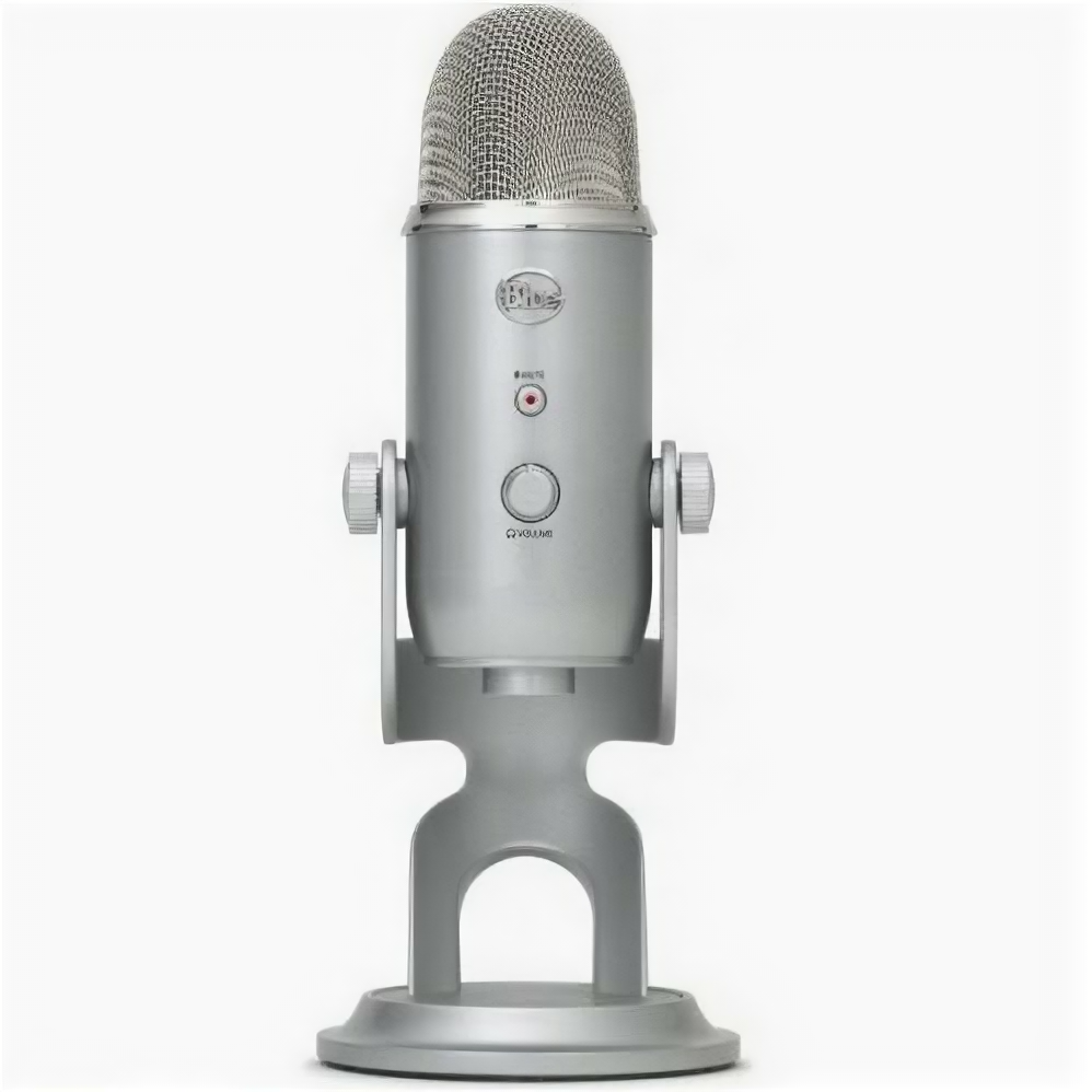 Микрофон проводной Blue Yeti разъем: USB серебристый (988-000238)