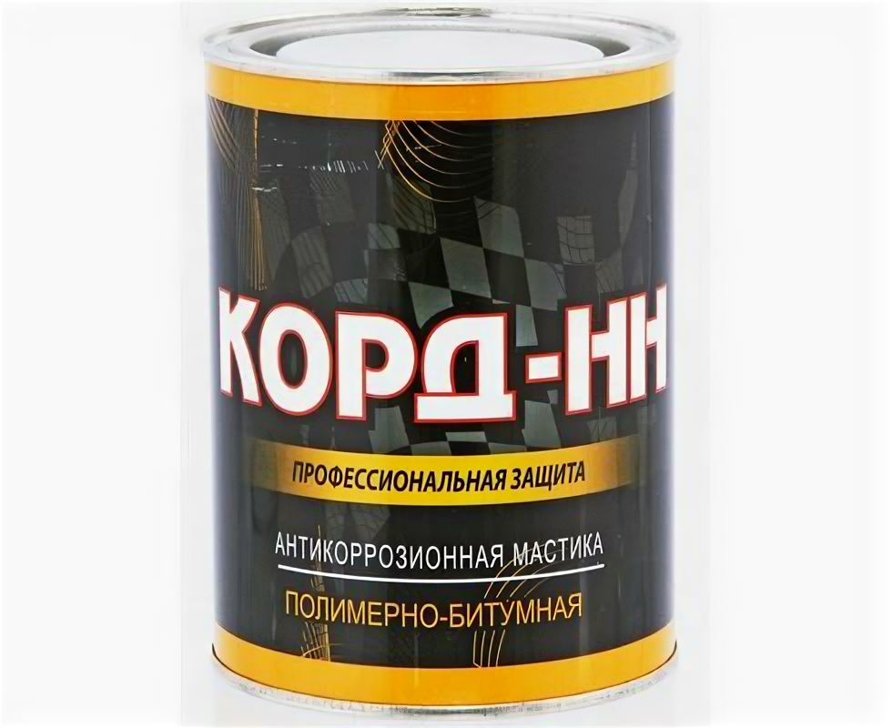 фото Мастика 1кг полимерно-битумная антикоррозийная корд-нн ж/б