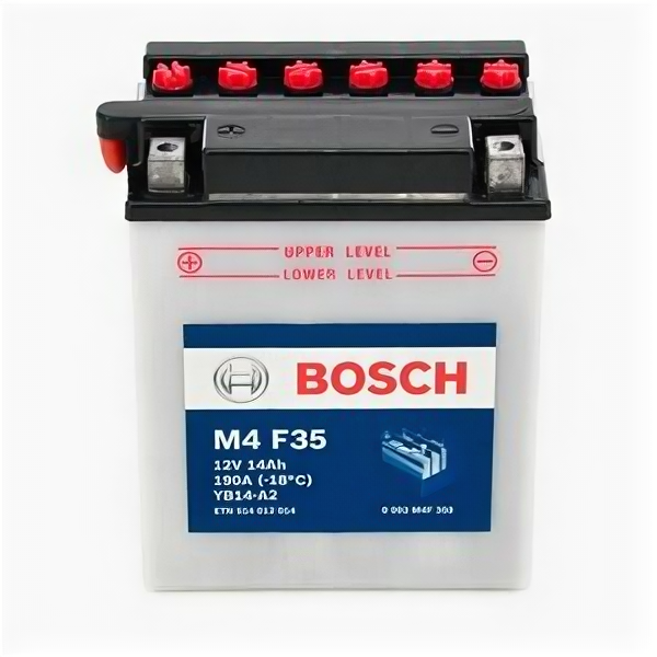 Аккумулятор мото Bosch M4 F35 (YB14-A2) 0 092 M4F 350