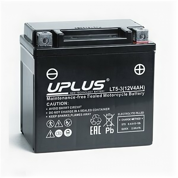 Аккумулятор мото Uplus LT5-3 (YTX5L-BS) AGM
