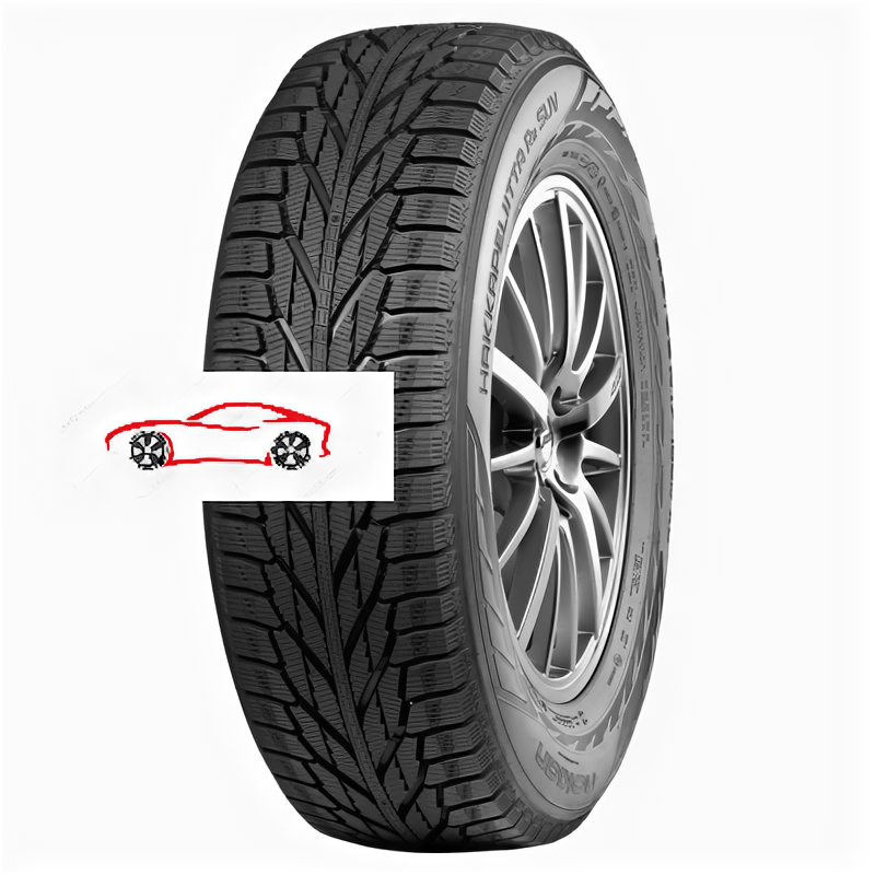 Зимние нешипованные шины Nokian Tyres Hakkapeliitta R2 SUV (255/60 R18 112R) - 2017 года выпуска