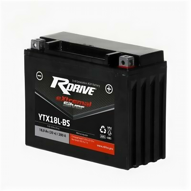 Аккумулятор RDrive eXtremal SILVER 18Ач обратная полярность YTX18L-BS