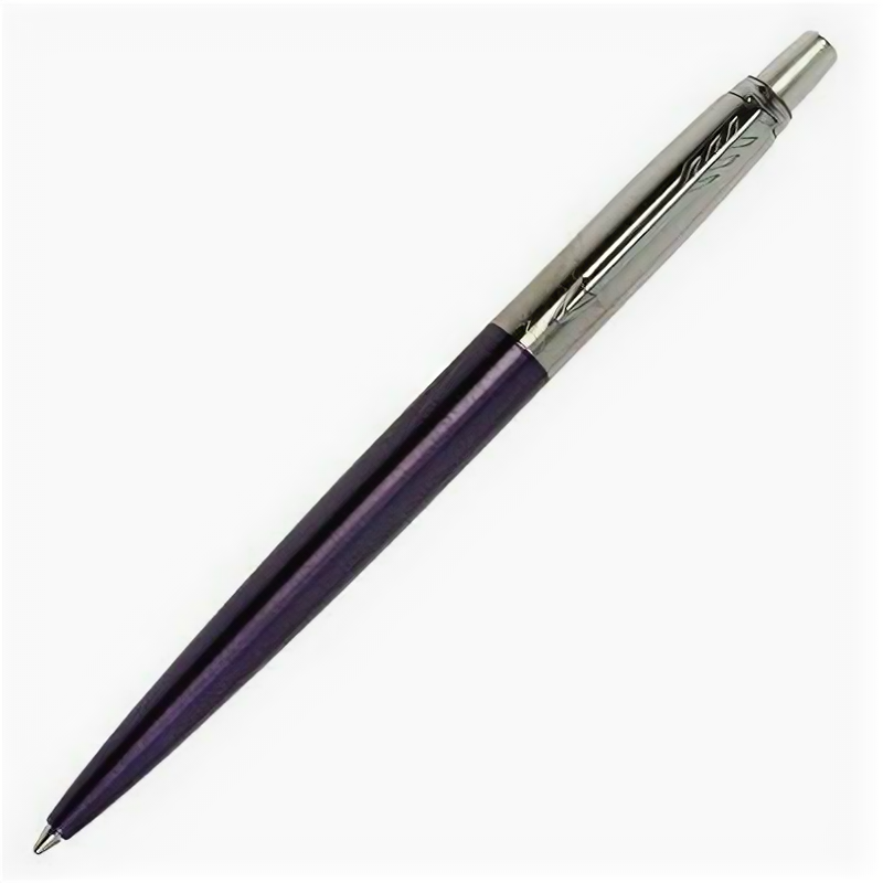 Ручка шариковая Parker Jotter Core Victoria Violet CT M, корпус фиолетовый глянцевый/ хром, синие че .