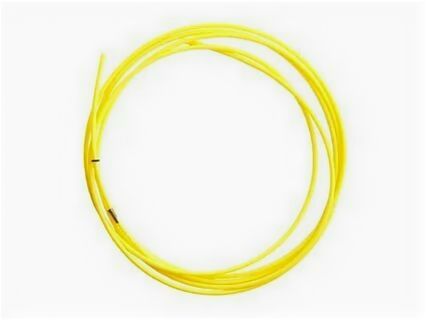 Канал тефлоновый для полуавтоматической горелки MIG д. 10 - 12 мм длина 4 м (желтый)