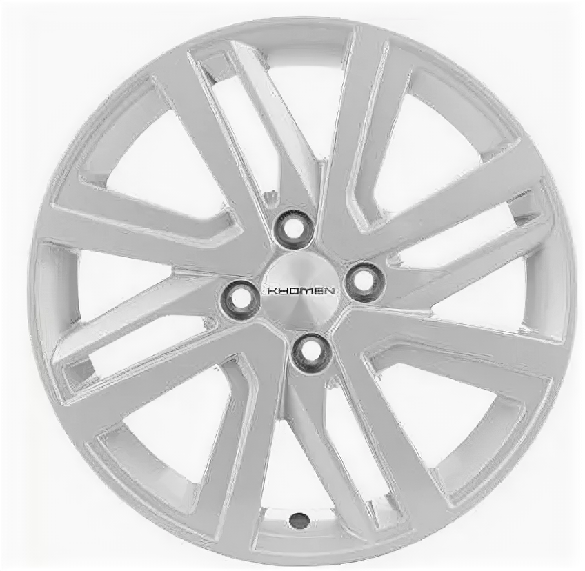 Колесный Диск Khomen Wheels KHW1609 (Vesta/Largus) 6x16 4x100 D60,1 ET50 F-Silver