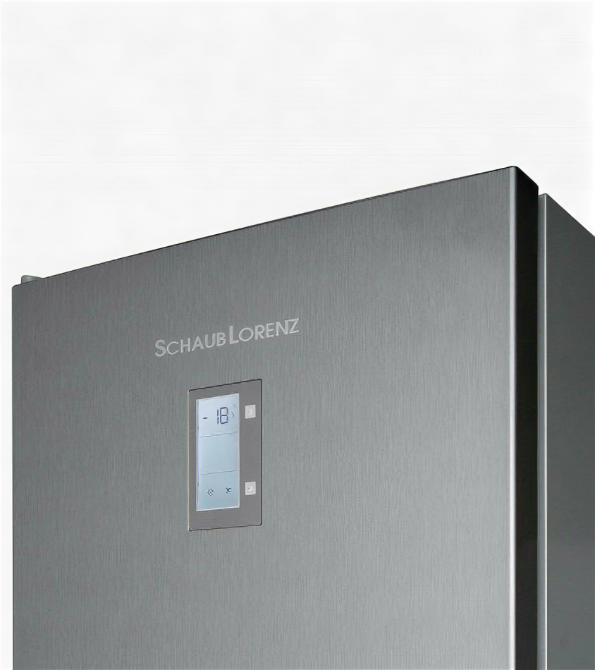 Морозильник Schaub Lorenz SLF S265G2, нержавеющая сталь, NO FROST, LED освещение, соло и Side by Side - фото №5
