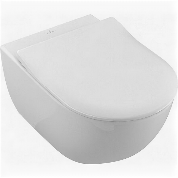 Унитаз подвесной Villeroy Boch Subway 2.0 CeramicPlus с сиденьем микролифт (5614R2R1)