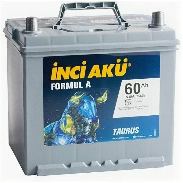 Аккумулятор Inci Aku Formula 60 Ач 540А (D23L)