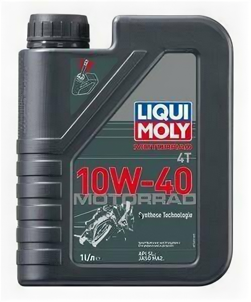 Масло моторное для мотоциклов 10w40 liqui moly 1л нс-синтет motorrad synth 4t