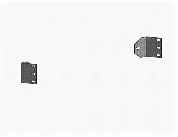 EKF Комплект кронштейнов (2шт.) для Din-рейки для ВРУ Unit mb-15-kd